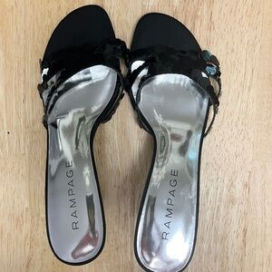 Rampage black sandals